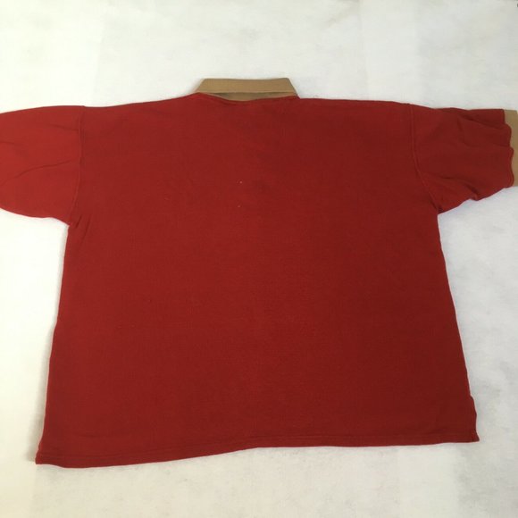 #72 Vintage The Edge San Francisco 49ers NFL Red Polo Shirt Mens Size L 1997 - Picture 7 of 9